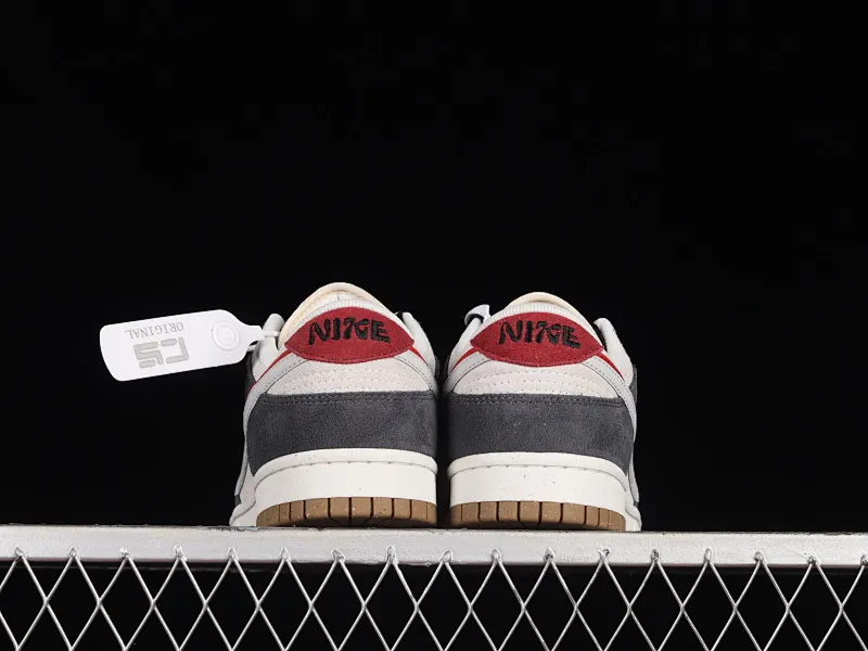 All categories Nk SB Dunk series Nk SB Dunk Low low-top sneakers Nk SB Dunk Low "85" gray red double hook SB low-top sports and leisure sneakers DO9457-104